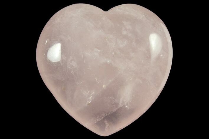 1.5" Polished Rose Quartz Hearts - Photo 1